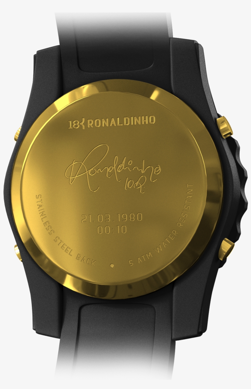 Carbon Gold - Analog Watch, transparent png download