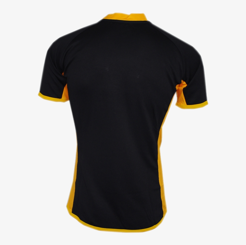 Black And Yellow Rugby Shirts Active Shirt PNG Image Transparent