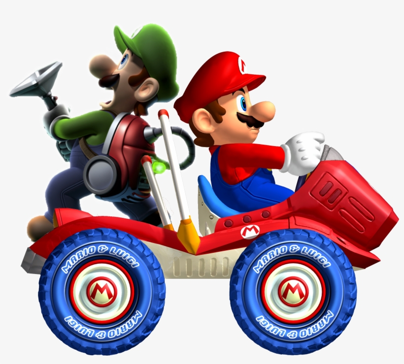 Mario Kart Accelerated - Mario Kart Mario And Luigi, transparent png download