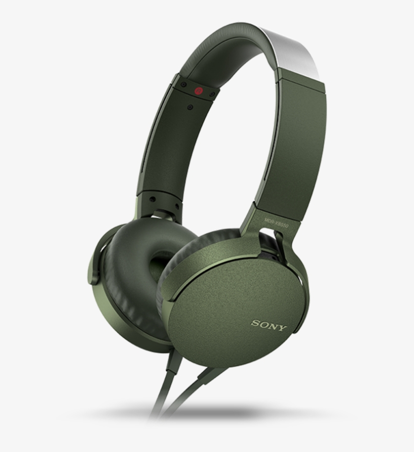 Mdrxb550apg - Sony Mdr Xb550ap Green, transparent png download