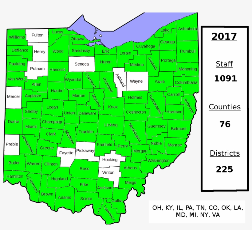 This Includes Teachers And Staff In 76 Of Ohio's 88 - States With Armed Teachers, transparent png download