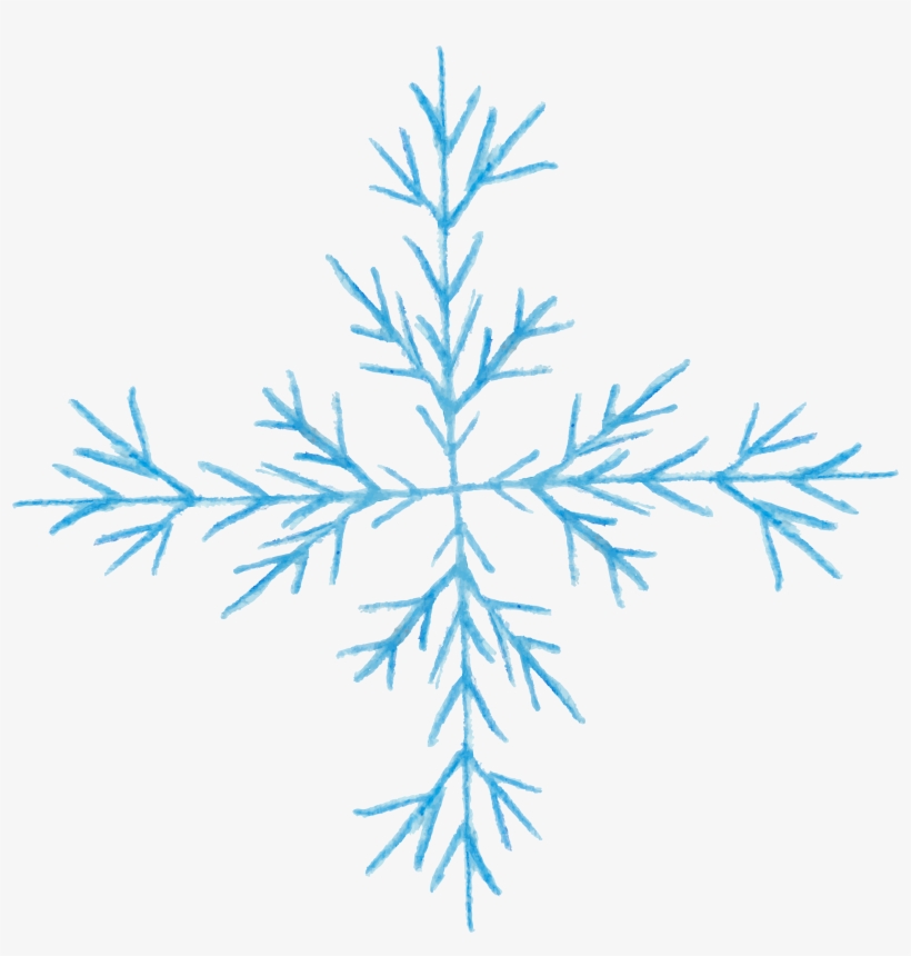 Snowflake Blue Clip Art - Snow, transparent png download