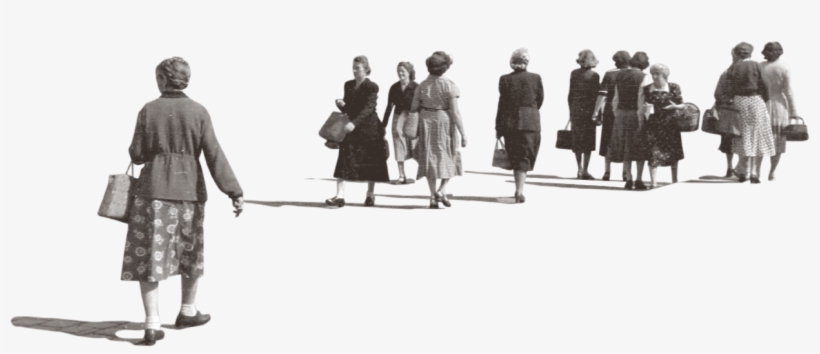 Hungarian Women Shopping In - Standing, transparent png download