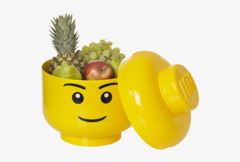 Lego Opbergbox Hoofd - Lego Head Bowl, transparent png download