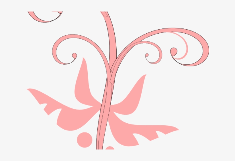 Quinceanera Clipart - Black And White Clip Art Swirls, transparent png download