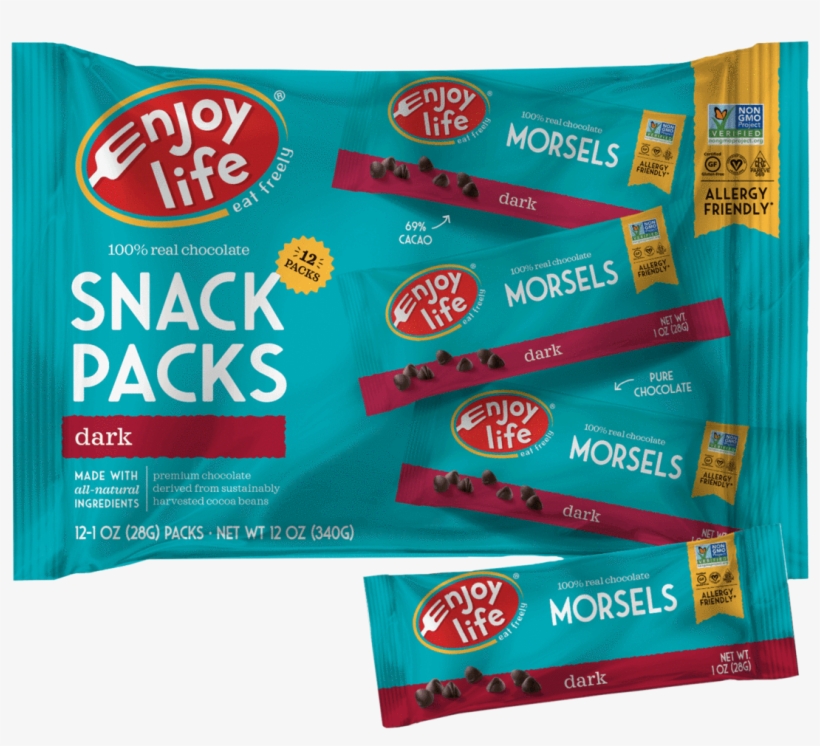 Dark Chocolate Morsels - Enjoy Life Foods, transparent png download
