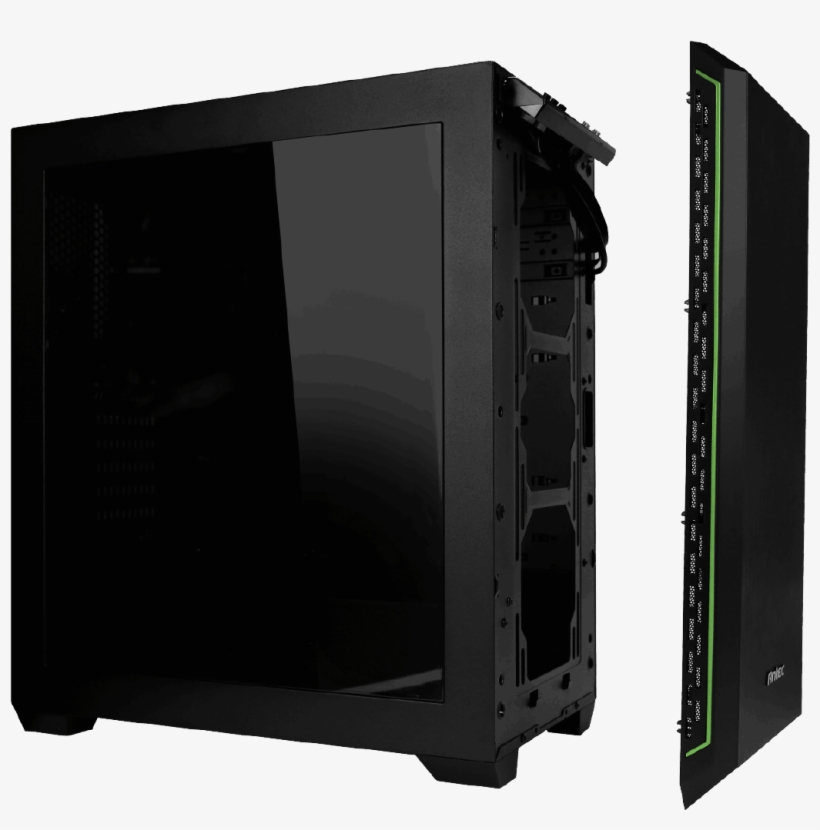 The Front Panel Can Be Disassembled Independently, - Antec P7 Verde Nvidia, transparent png download