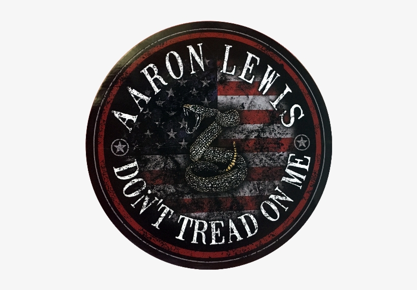 Aaron Lewis Round Don't Tread On Me Sticker - Wall Clock, transparent png download