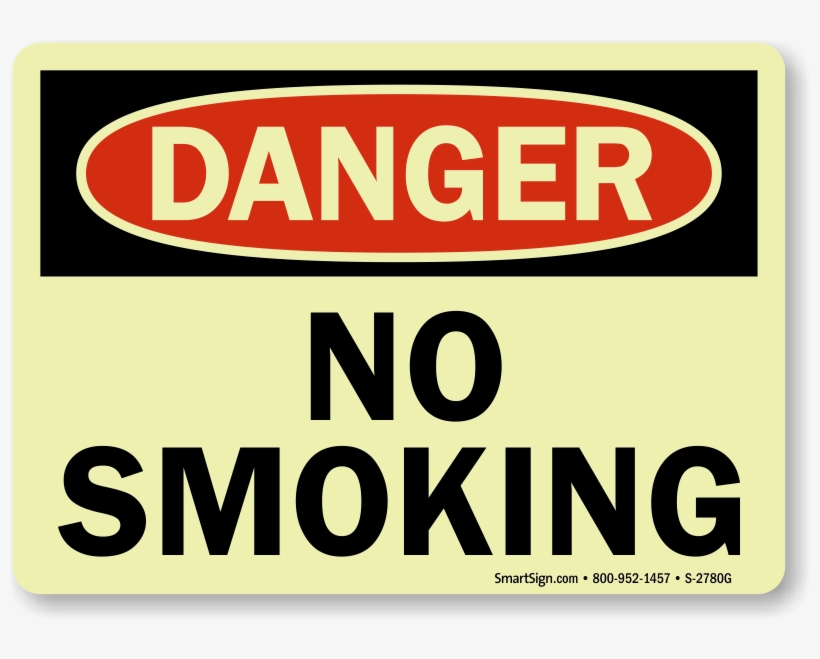 No Smoking - Sign, transparent png download