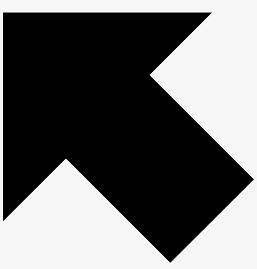 Arrow Straight To Upper Left Comments - Flecha Arriba Izquierda Png, transparent png download