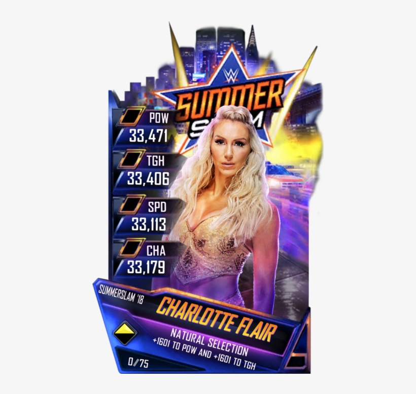 Supercard Charlotte S3 12 Elite Christmas Supercard - Summerslam 18 Alexa Bliss, transparent png download
