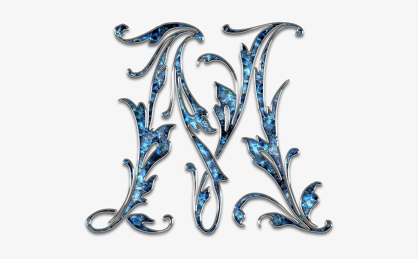 Letter, Letter M, M, Initials, Font, Alphabet - Inicjał Litery M, transparent png download