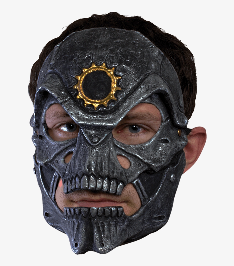 Metal Skull Trophy Mask - Trophäenmaske Metallschädel, transparent png download