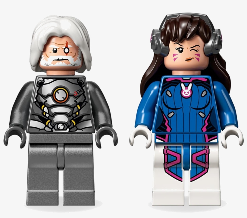 You Will Earn 6 Reward Points By Buying This Product - Lego Dva And Reinhardt, transparent png download