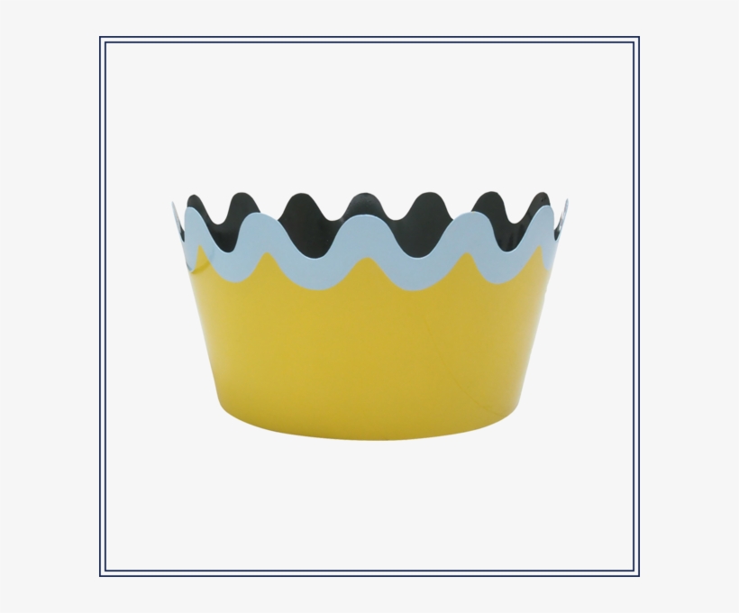 Large Scallop Tole Planter In Yellow - Cake, transparent png download