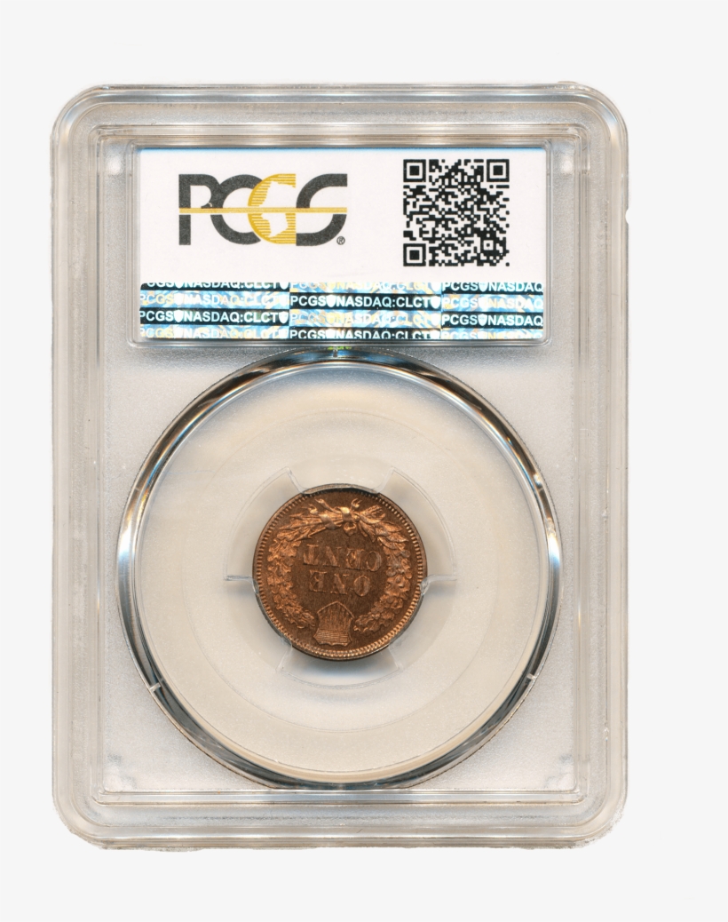 1877 Indian Head One Cent Pcgs Pr64rb - Pcgs, transparent png download