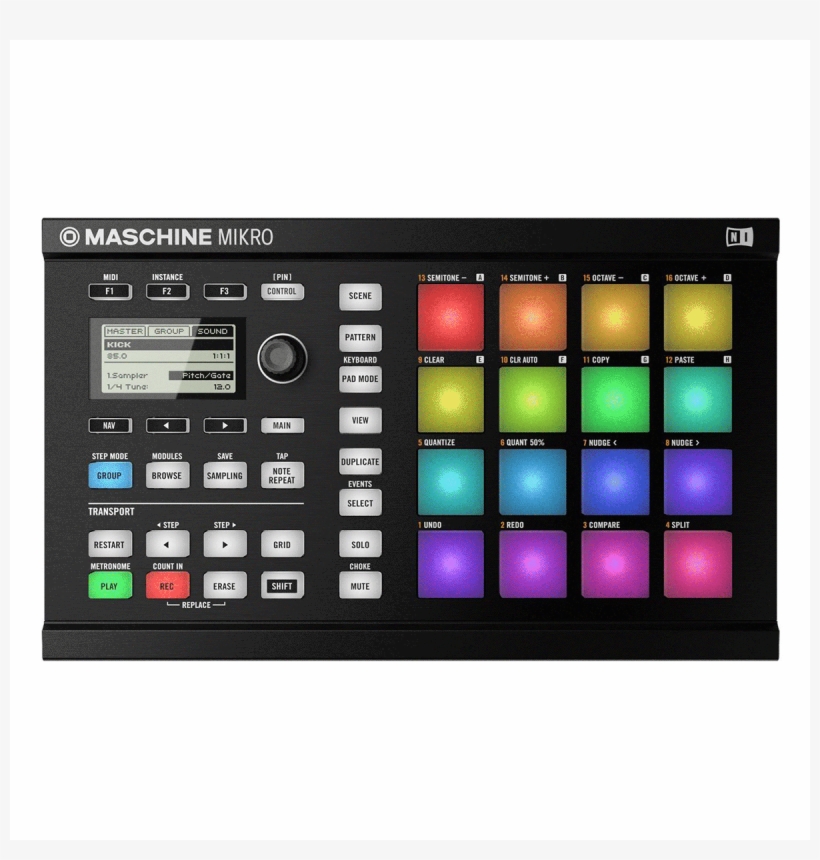 Native Instruments Maschine Mikro Groove Production - Native Instruments Maschine Mikro Mk2, transparent png download