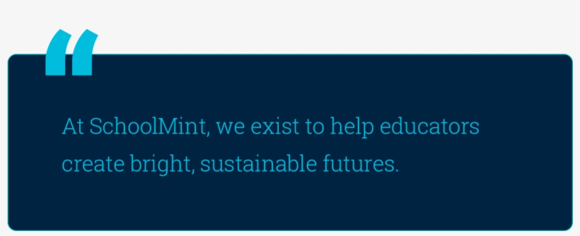 At Schoolmint, We Exist To Help Educators Create Bright, - Electric Blue, transparent png download