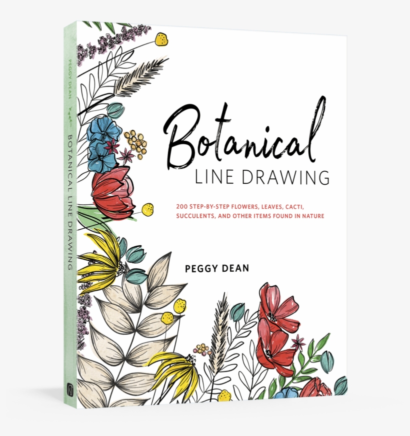 Buy On Amazon - Botanical Line Drawing Peggy Dean, transparent png download