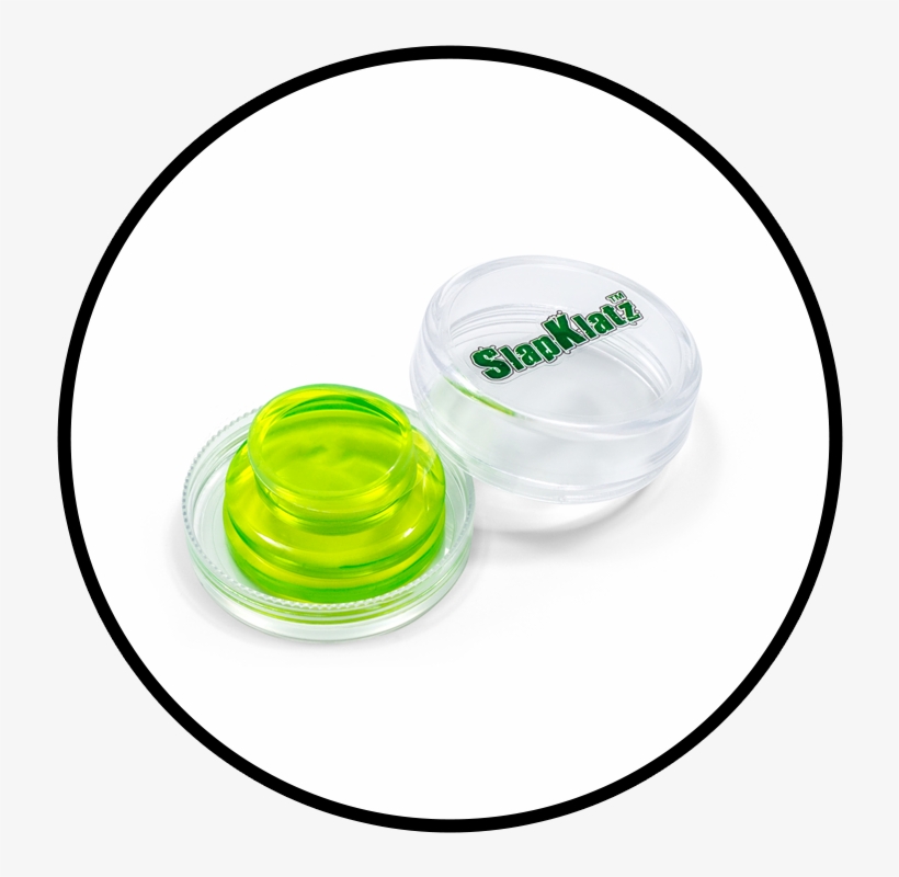 Slapklatz Clear Main Alien Green - Slapklatz Drum Damper Gel Pads, transparent png download