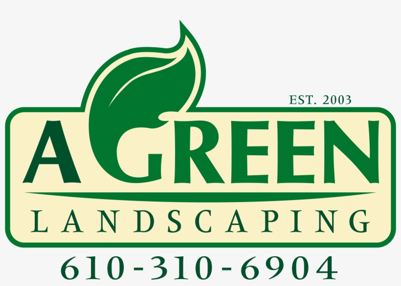 A Green Landscaping Logo - Calligraphy, transparent png download