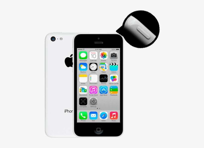 Iphone5c Power Volume Button Repair - Iphone 5c, transparent png download
