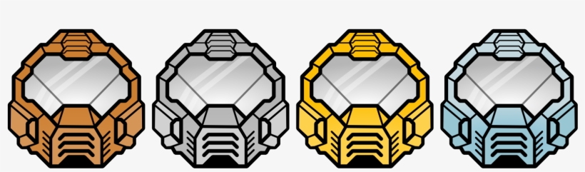 Helmet Badges Agraelus - Bronze Silver Gold Badge, transparent png download