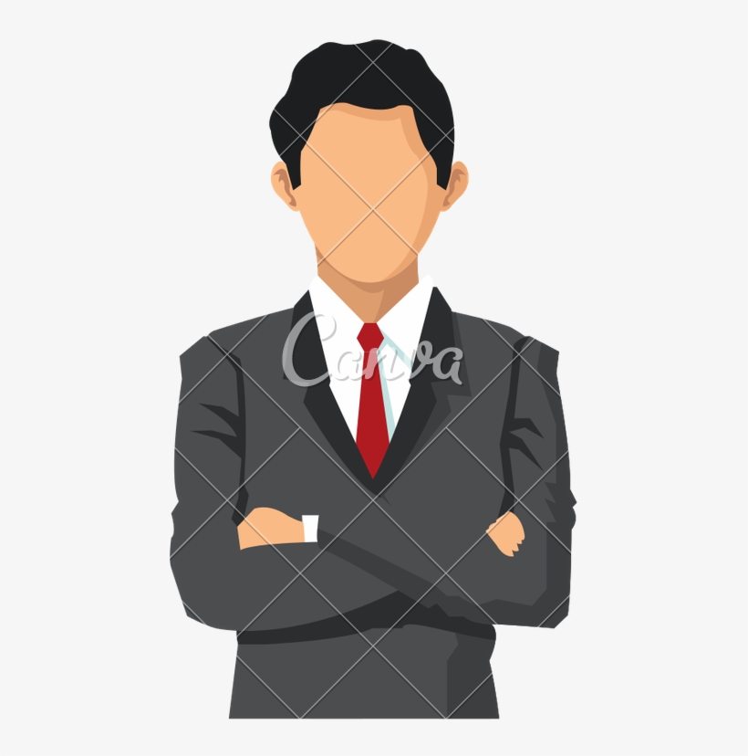 Single Businessman Fashion Icon - Businessman Icon, transparent png download