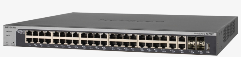 Netgear-xs748t - Netgear Xs748t, transparent png download