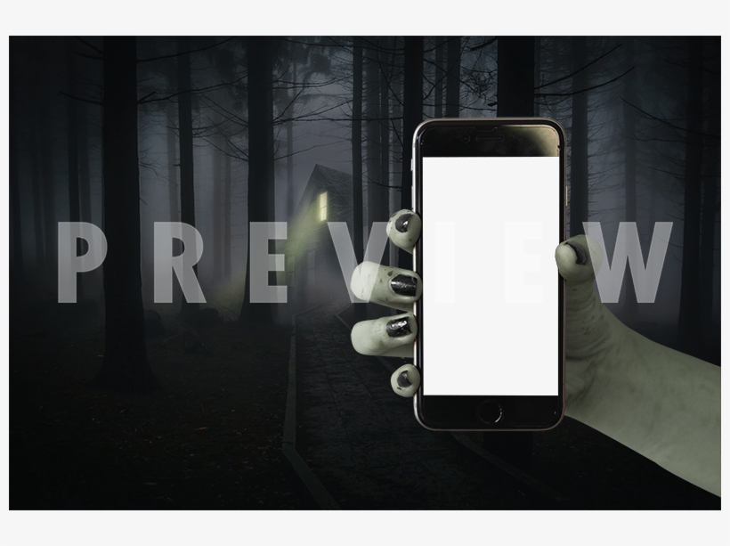 Halloween Witch Hand 01 Phone, Creepy, Road, Night, - Iphone, transparent png download