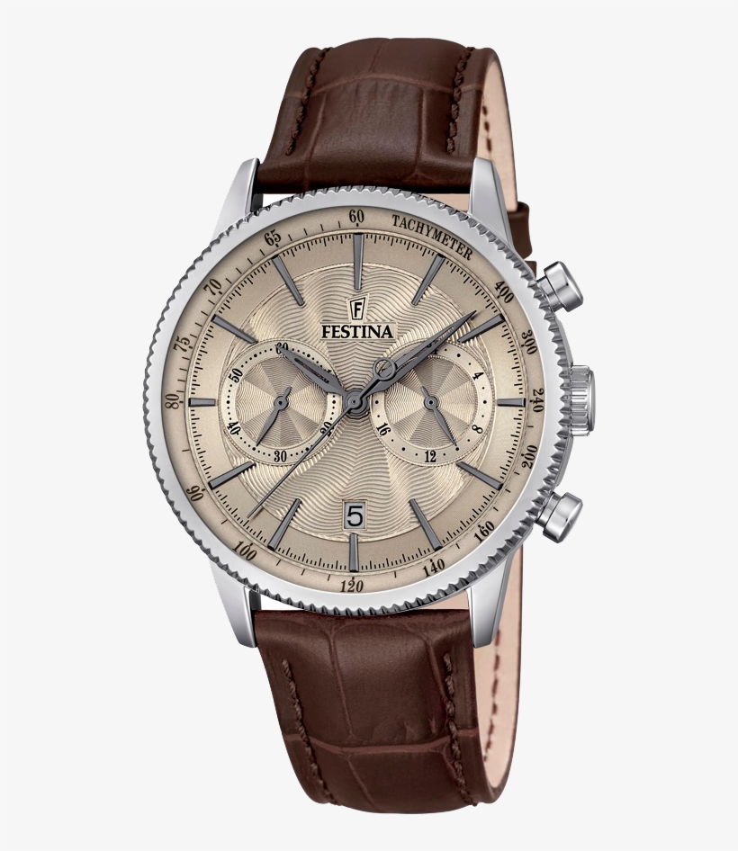 Festina Mens Chronograph Stainless Steel Watch With - Festina F16893 7, transparent png download