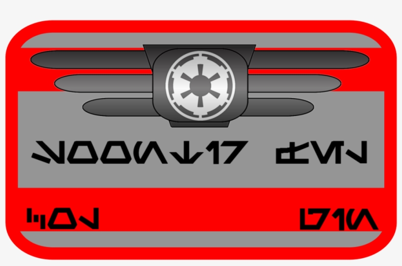 Also, A Sample Nameplate Using The Senior Tie Pilot - Fictional Character, transparent png download