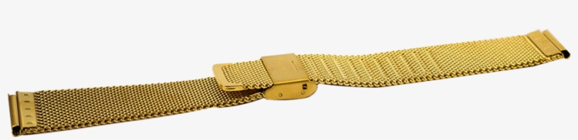 Beik & Moll Gold Case White Dial Brown Leather Strap - Strap, transparent png download