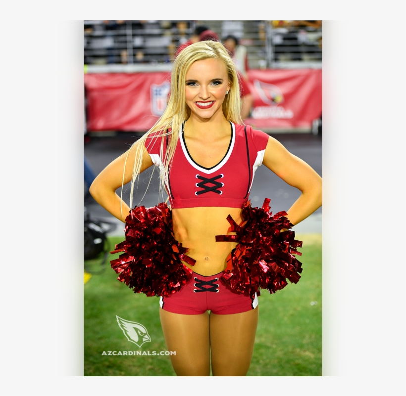 Images Of The Cardinals Cheerleaders During The Second - Girl, transparent png download
