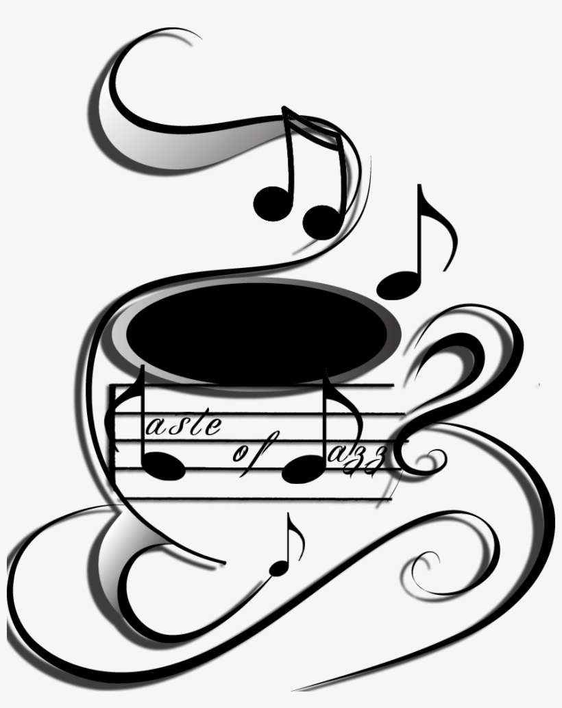 Graphic Royalty Free Download Bar Drawing Coffee Shop - Coffee And Music Clipart, transparent png download