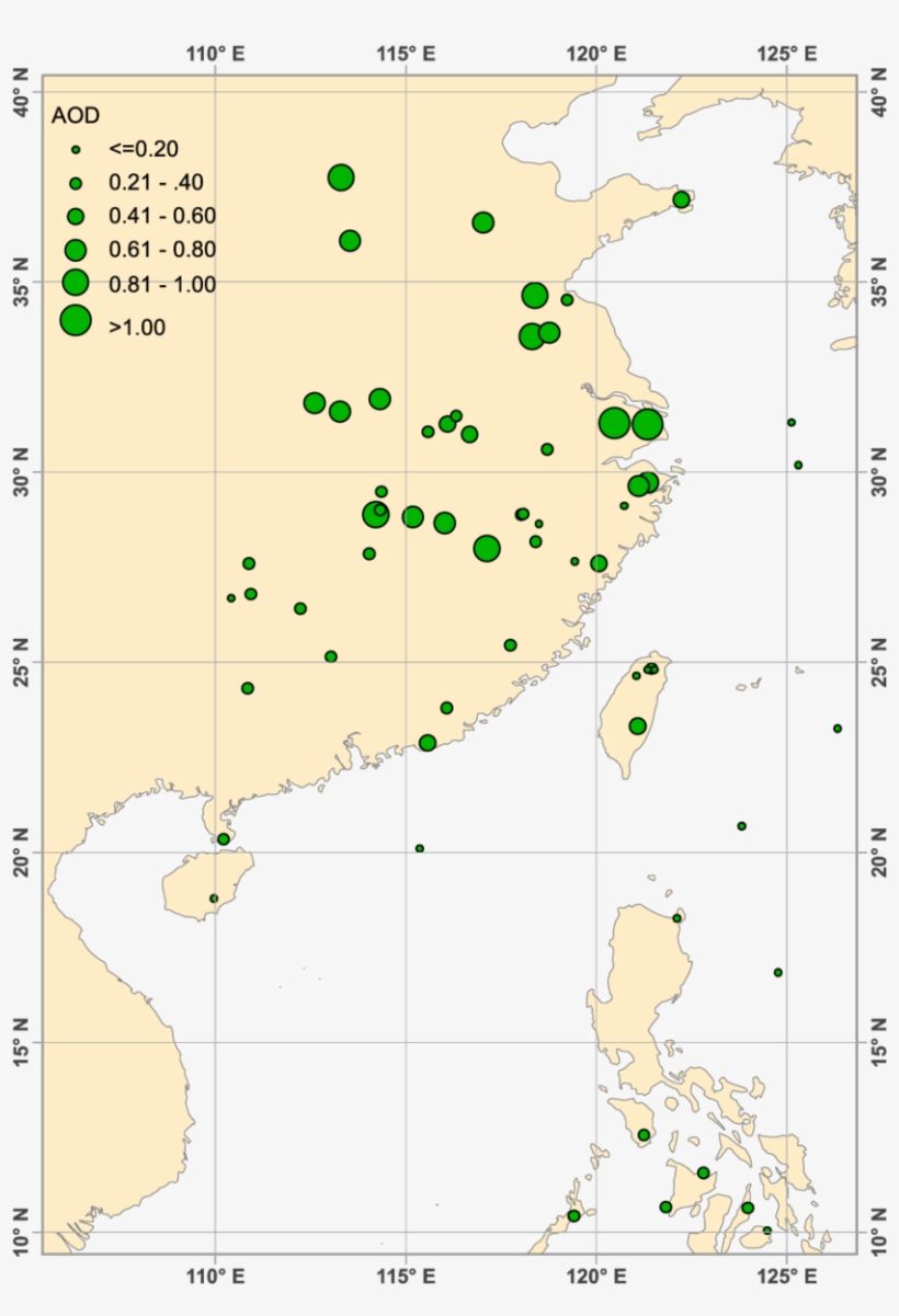 Geographical Locations Of The 64 Cloud Clusters Analyzed - Typhoon Map, transparent png download