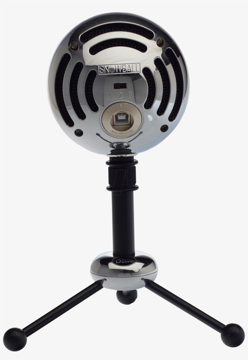 Brushed Aluminium Snowball Usb Microphone Blue Microphones - Blue The Snowball, transparent png download