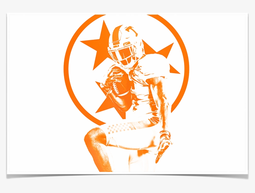 Heisman Tri Star - Tennessee Tri Tristart Wooden Prints, transparent png download
