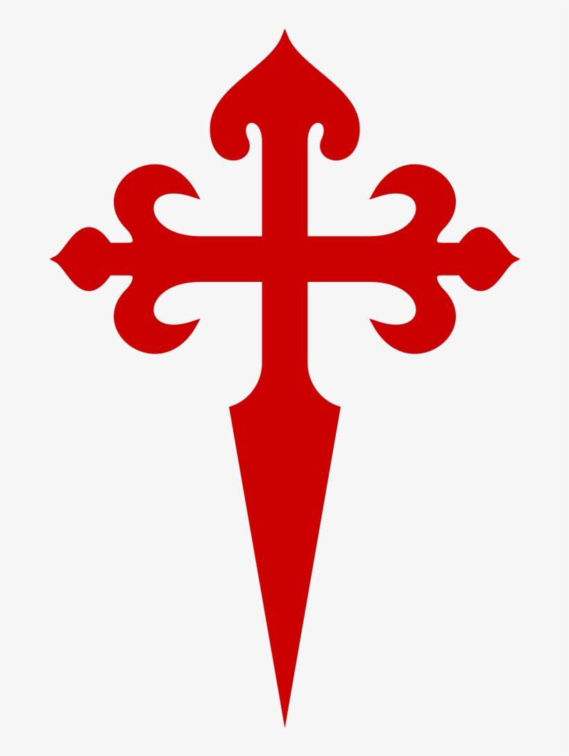 File - Cruz Santiago - Svg - Ordem Militar De Santiago, transparent png download