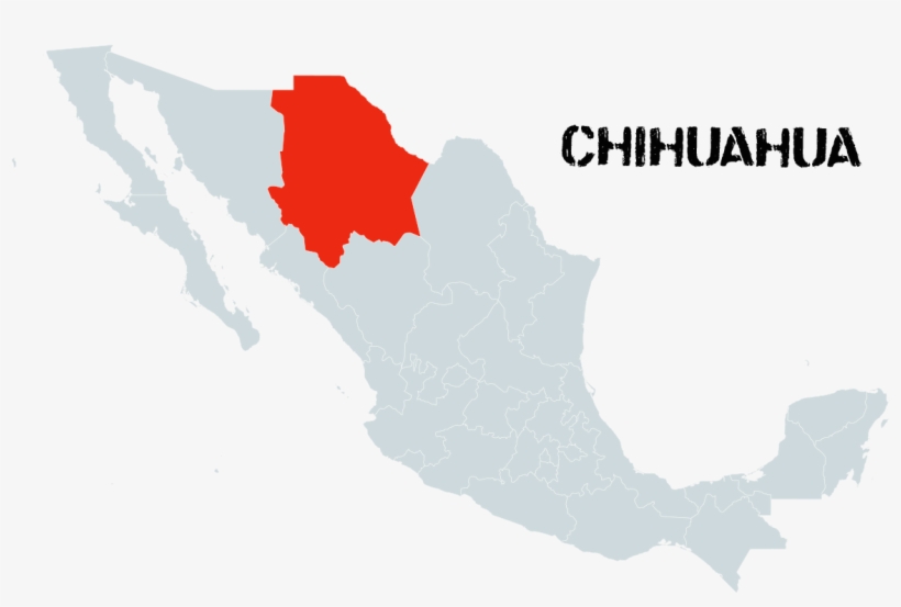 At The Border - Editable Map Mexico, transparent png download