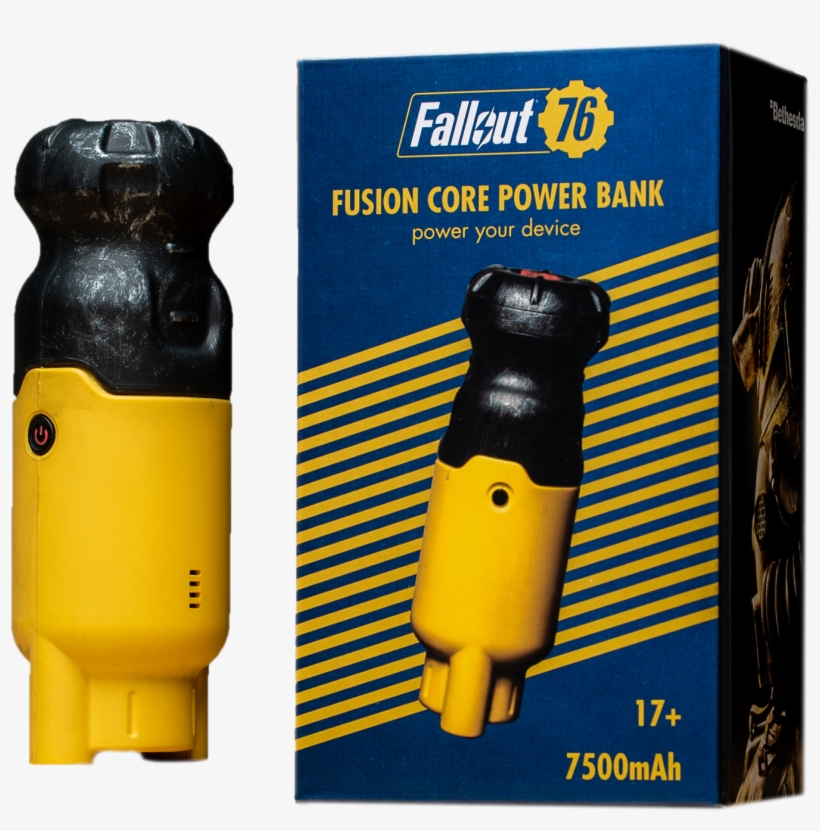 This Powerbank With 7500mah Capacity Looks Like A Fusion - Fallout 76 Power Core, transparent png download