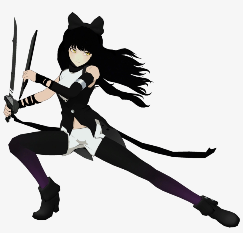 One Of The Full Renders Recently Used In A Poster - Rwby Blake Belladonna Png, transparent png download
