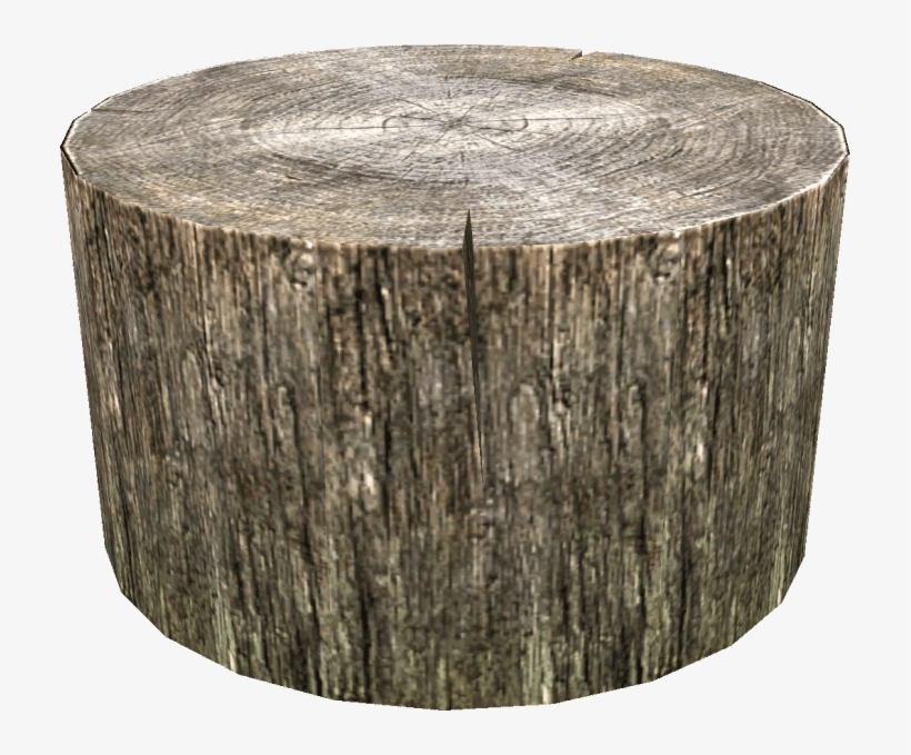 Wood Chopping Stump - Tree Stump, transparent png download