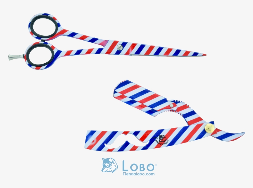 Juego De Portanavaja Y Tijera Para Barbero Profesional - Tijeras Para Barberos Profesionales, transparent png download