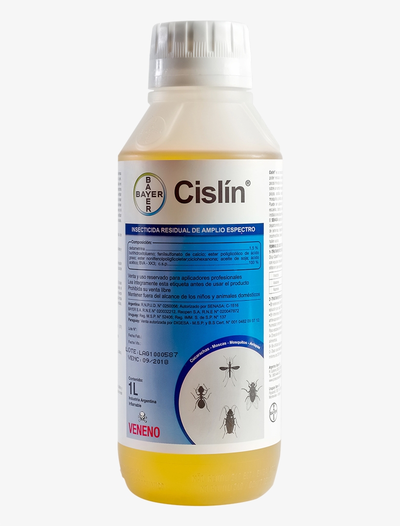 Cislin® - Plastic Bottle, transparent png download