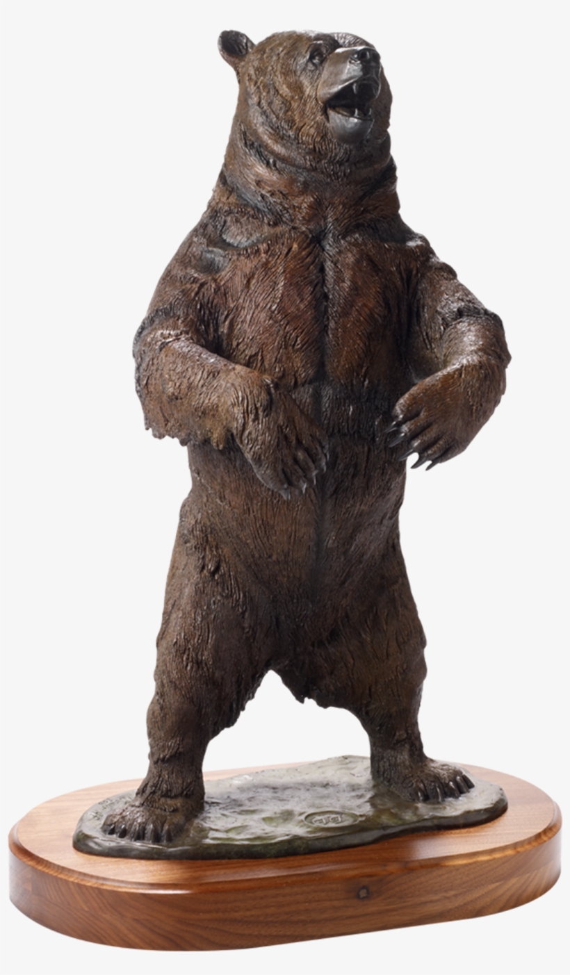 Victor Douieb - Grizzly Bear Statue, transparent png download