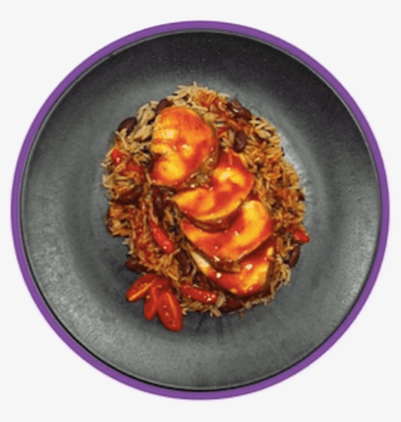 Jerk Chicken With Sweet Potato - Jamaican Cuisine Plates, transparent png download