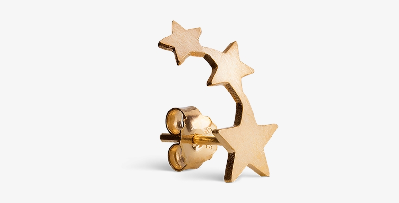 Row Of Stars Stud - Earrings, transparent png download