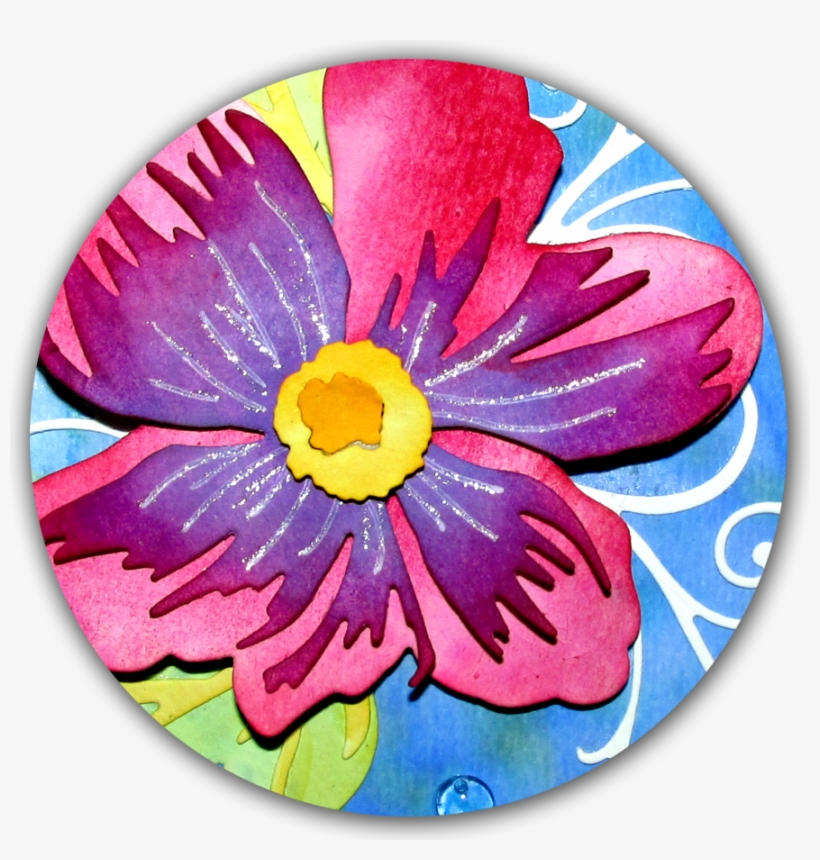 I Did Use A Very Cheap White Cardstock For Cutting - Floral Design, transparent png download