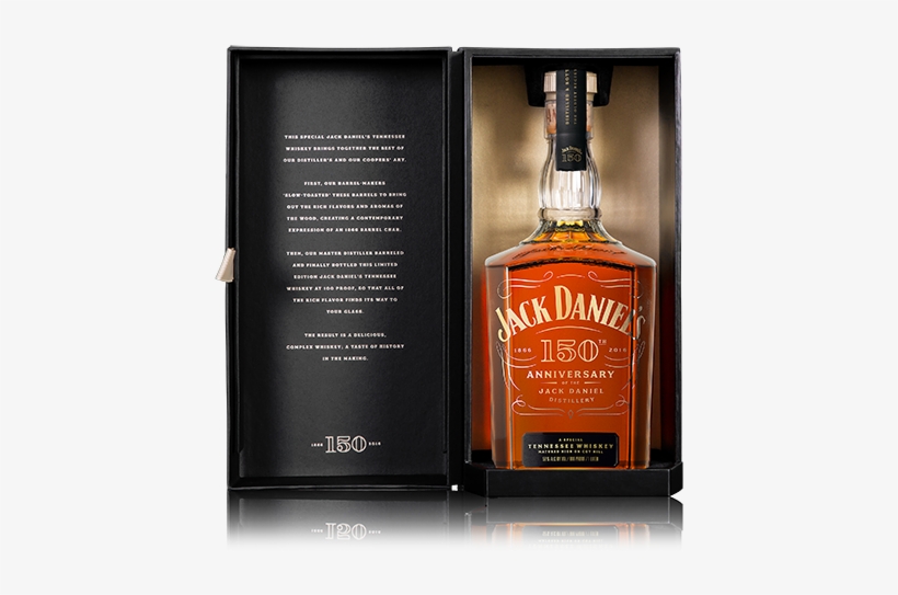 Jack Daniel's 150th Anniversary Special Edition Whiskey - Tennessee Whiskey, transparent png download